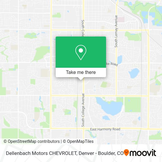 Dellenbach Motors CHEVROLET map
