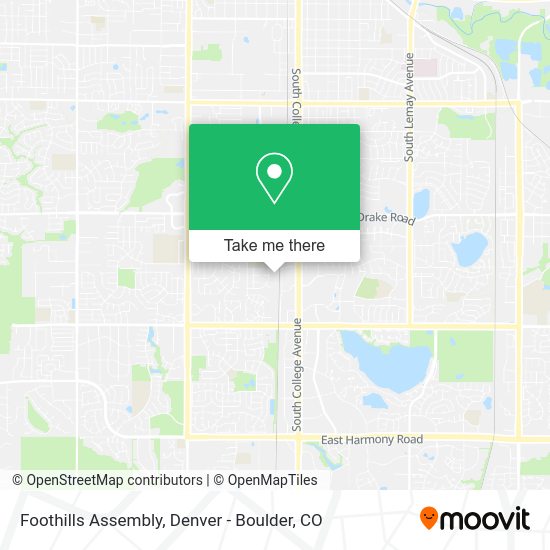 Foothills Assembly map