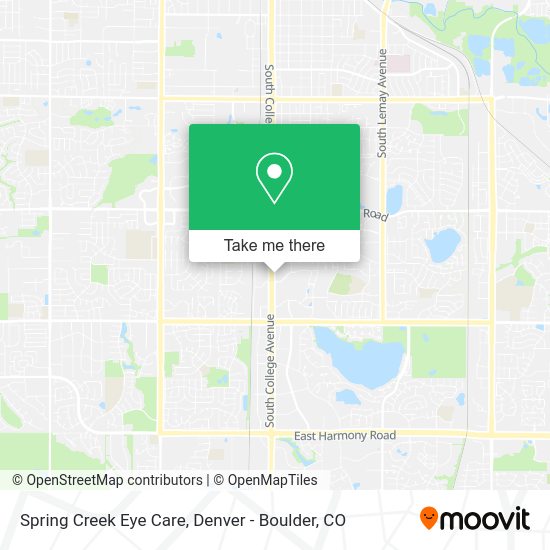 Mapa de Spring Creek Eye Care