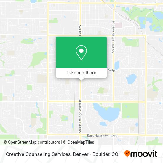 Creative Counseling Services map