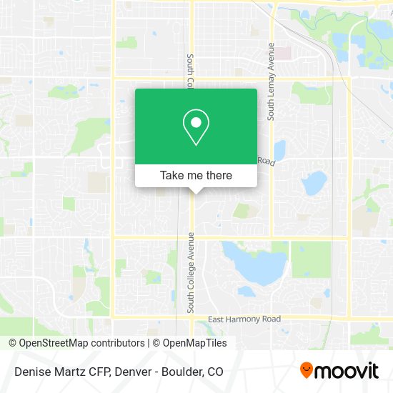 Denise Martz CFP map