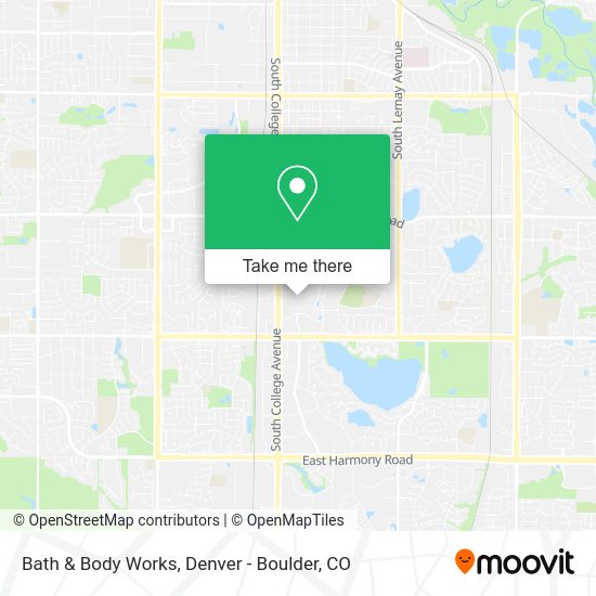 Bath & Body Works map
