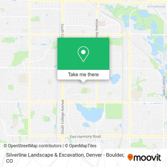 Silverline Landscape & Excavation map