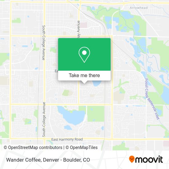 Mapa de Wander Coffee