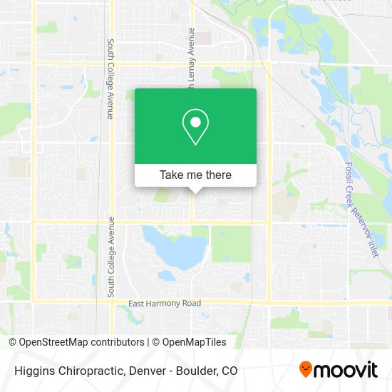 Higgins Chiropractic map