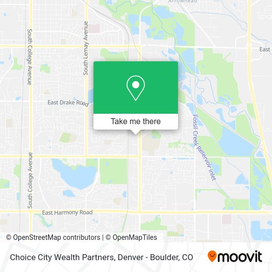 Choice City Wealth Partners map