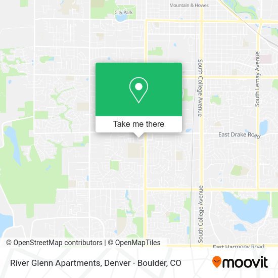 River Glenn Apartments map