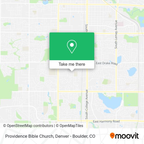 Mapa de Providence Bible Church