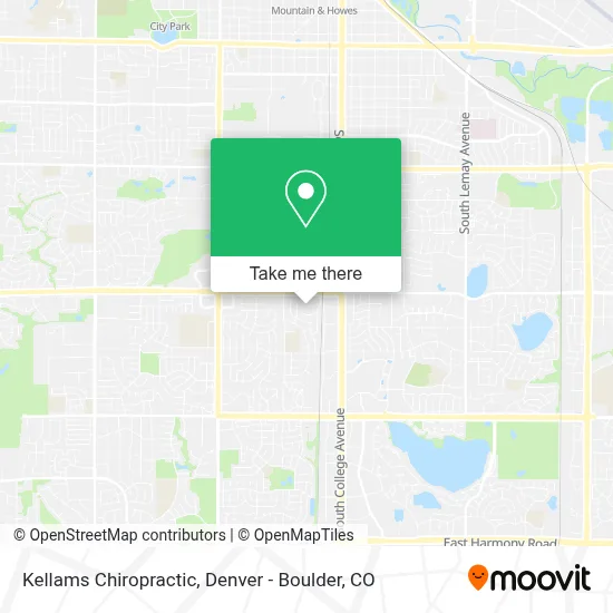 Kellams Chiropractic map