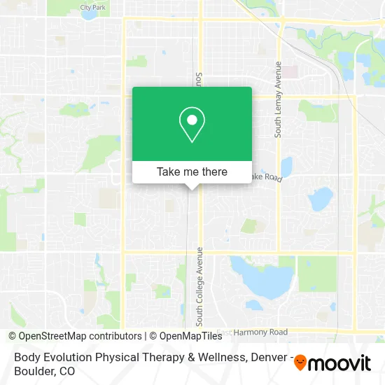 Body Evolution Physical Therapy & Wellness map