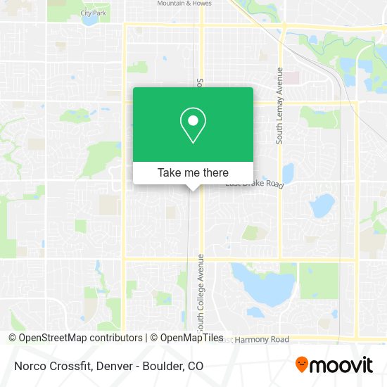 Norco Crossfit map