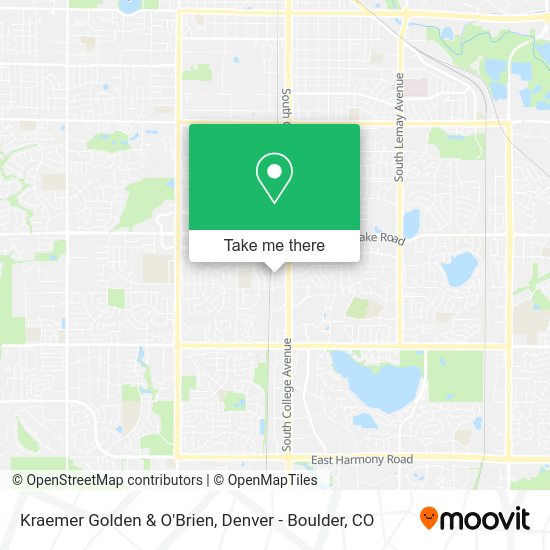 Mapa de Kraemer Golden & O'Brien