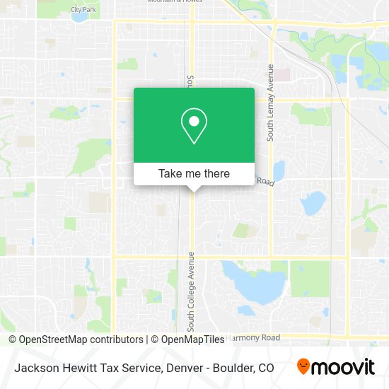Mapa de Jackson Hewitt Tax Service