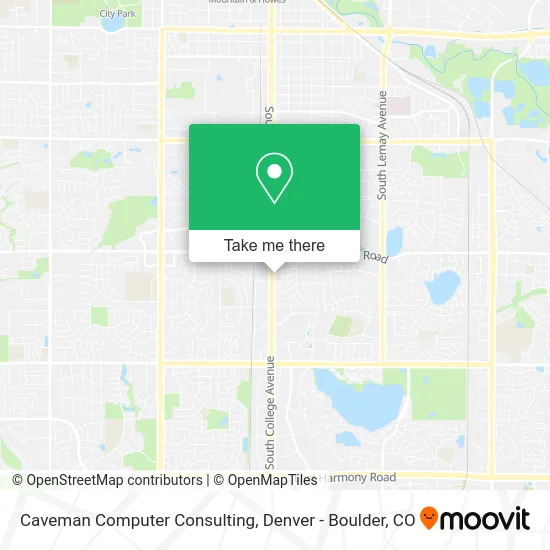 Caveman Computer Consulting map