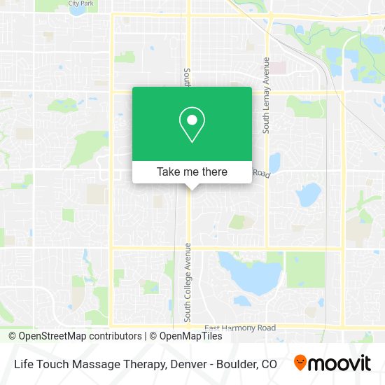 Mapa de Life Touch Massage Therapy