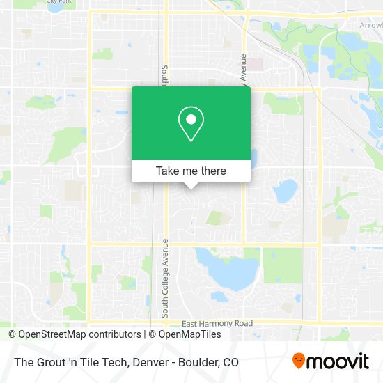 Mapa de The Grout 'n Tile Tech