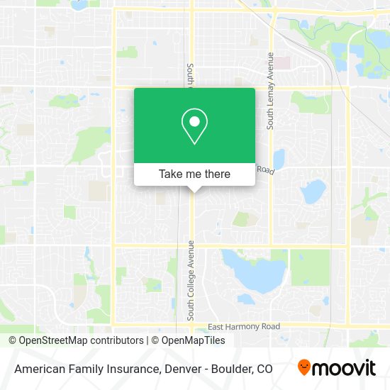 American Family Insurance map