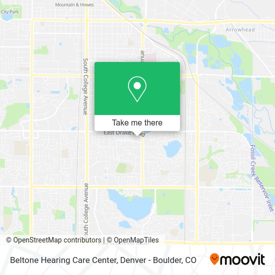 Beltone Hearing Care Center map