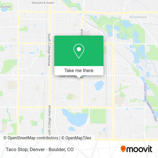 Mapa de Taco Stop