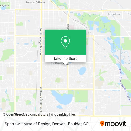 Sparrow House of Design map