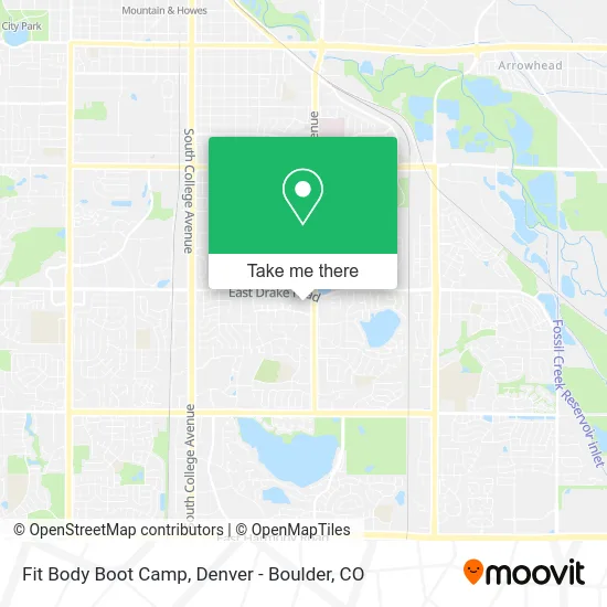 Fit Body Boot Camp map