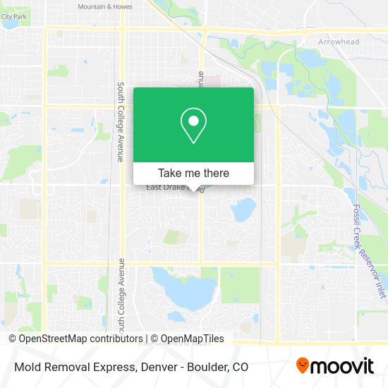 Mold Removal Express map