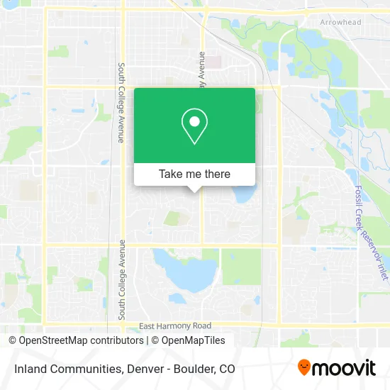 Inland Communities map