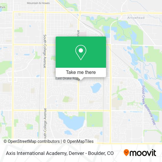 Axis International Academy map