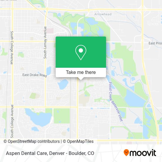 Mapa de Aspen Dental Care