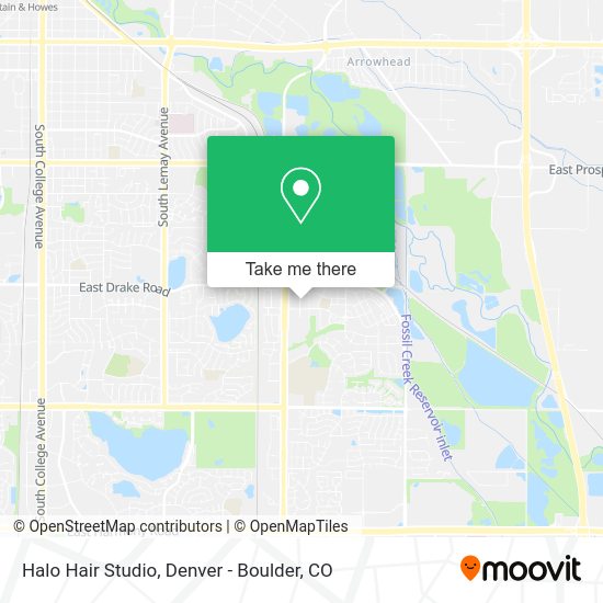 Halo Hair Studio map