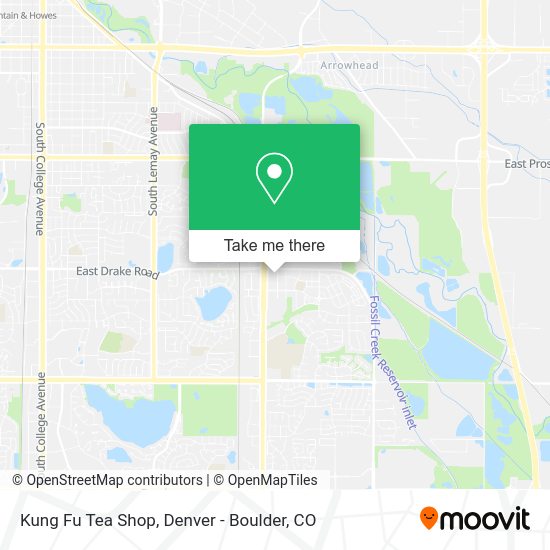 Kung Fu Tea Shop map