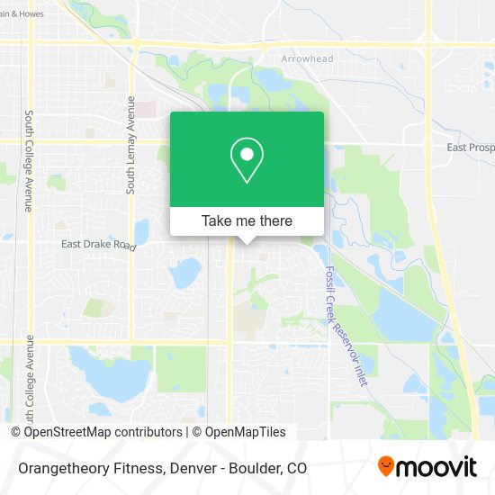 Orangetheory Fitness map