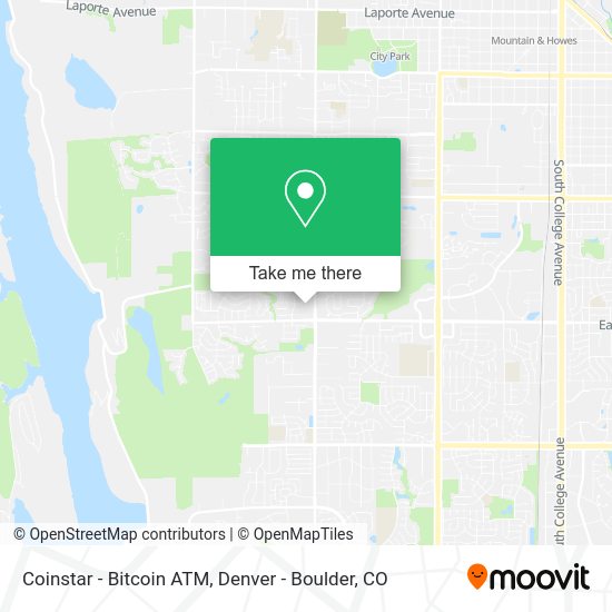 Coinstar - Bitcoin ATM map
