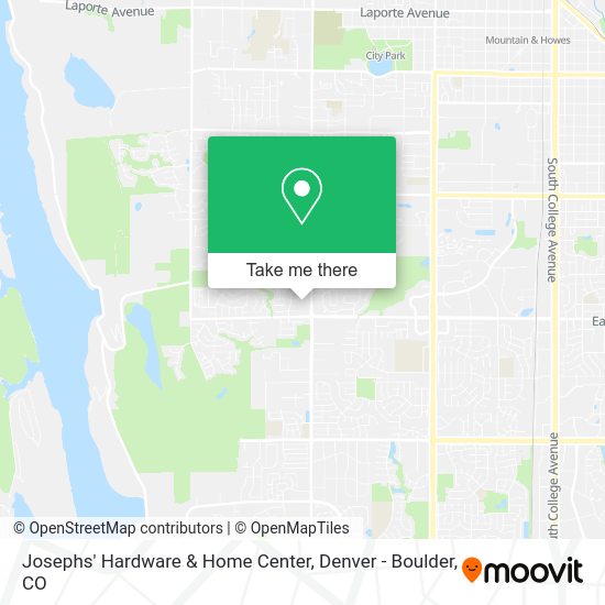 Josephs' Hardware & Home Center map