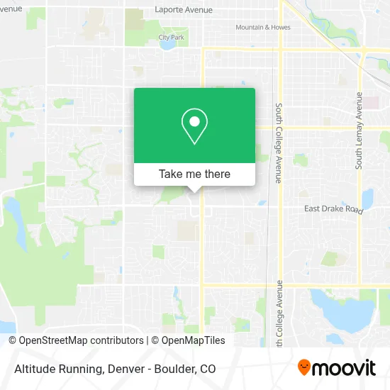Altitude Running map