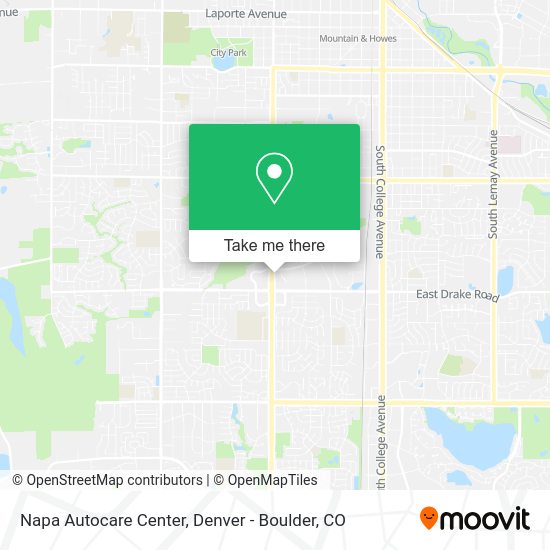 Napa Autocare Center map