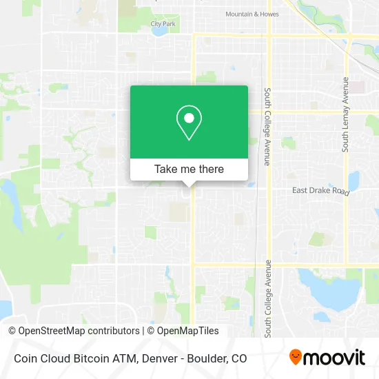 Coin Cloud Bitcoin ATM map