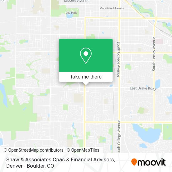 Shaw & Associates Cpas & Financial Advisors map