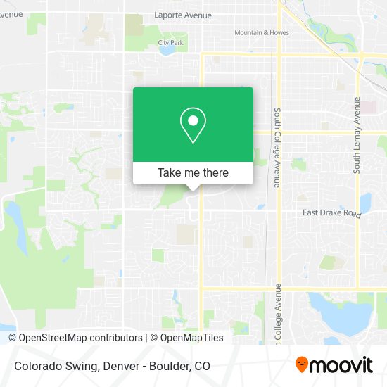 Mapa de Colorado Swing