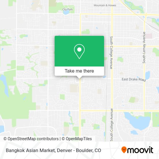 Bangkok Asian Market map