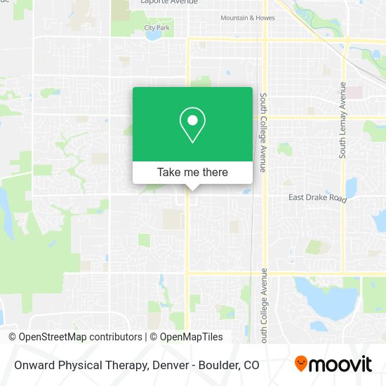 Onward Physical Therapy map