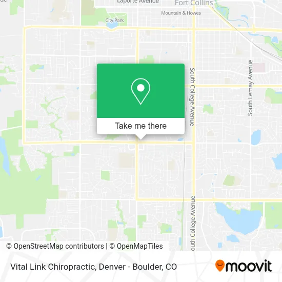 Vital Link Chiropractic map