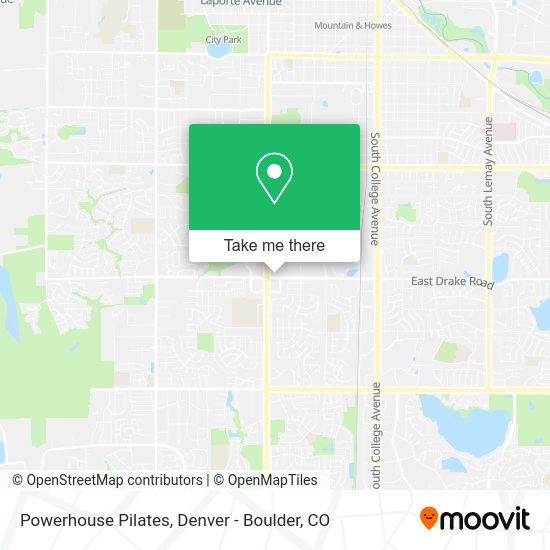 Powerhouse Pilates map