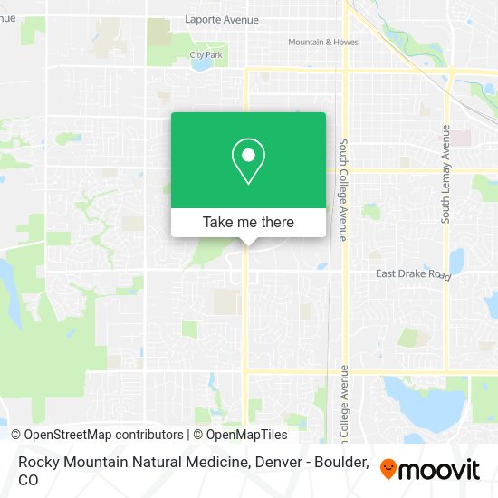 Mapa de Rocky Mountain Natural Medicine