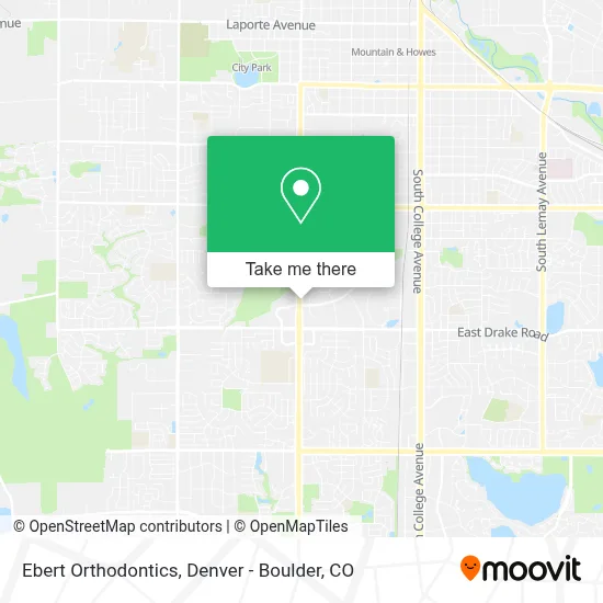 Ebert Orthodontics map