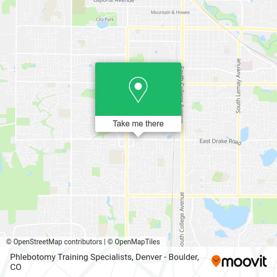 Phlebotomy Training Specialists map