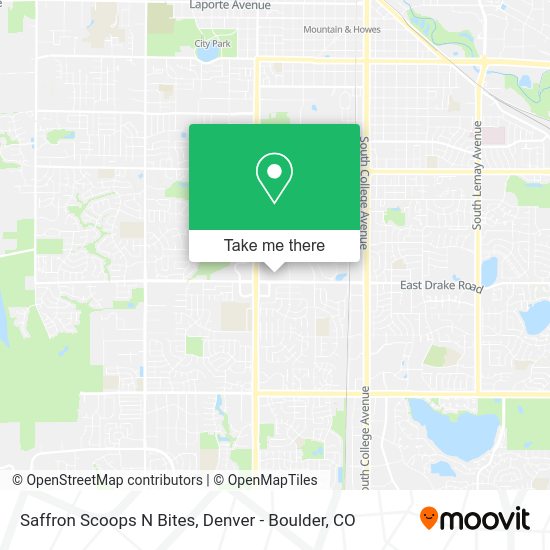 Saffron Scoops N Bites map