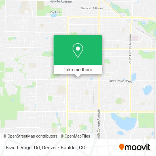 Brad L Vogel Od map