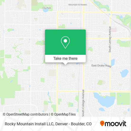 Rocky Mountain Install LLC map