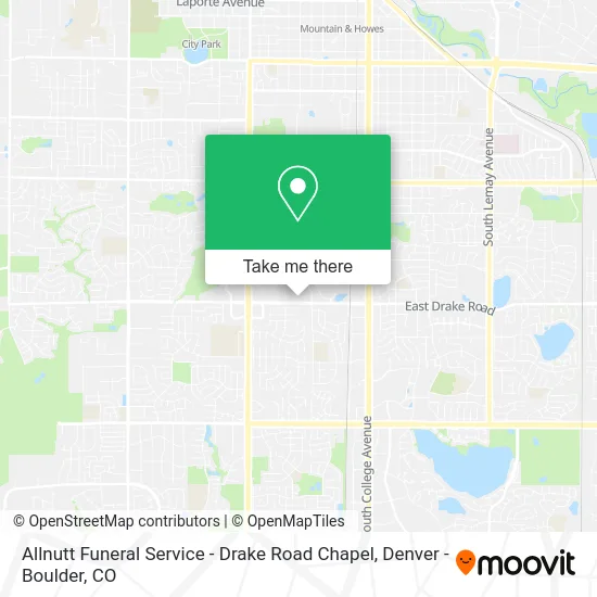 Allnutt Funeral Service - Drake Road Chapel map